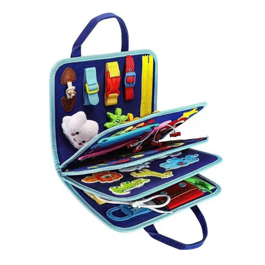 BOOZZYBABY® - 8 In 1 Montessori Busy Board