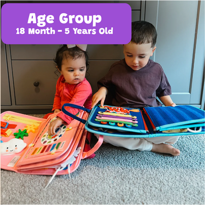 BOOZZYBABY® - 8 In 1 Montessori Busy Board